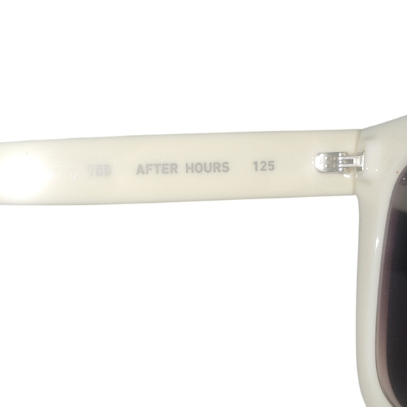 Quay Australia After Hours Bone Ivory Cream Rare Polarized With Case Sunglasses main image 5